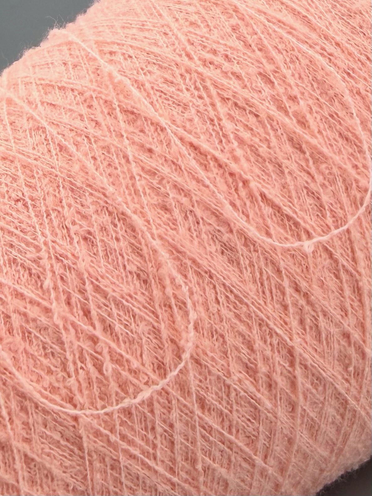 Filati Be.Mi.Va. Delphine Nm 1/20 Bouclé Pastellrosa Pfirsich 11904